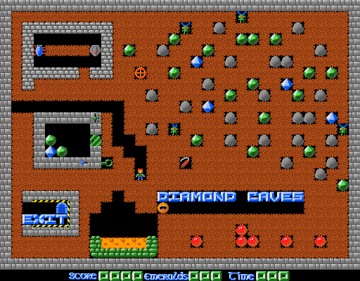 Diamond Caves screen shot (41K)